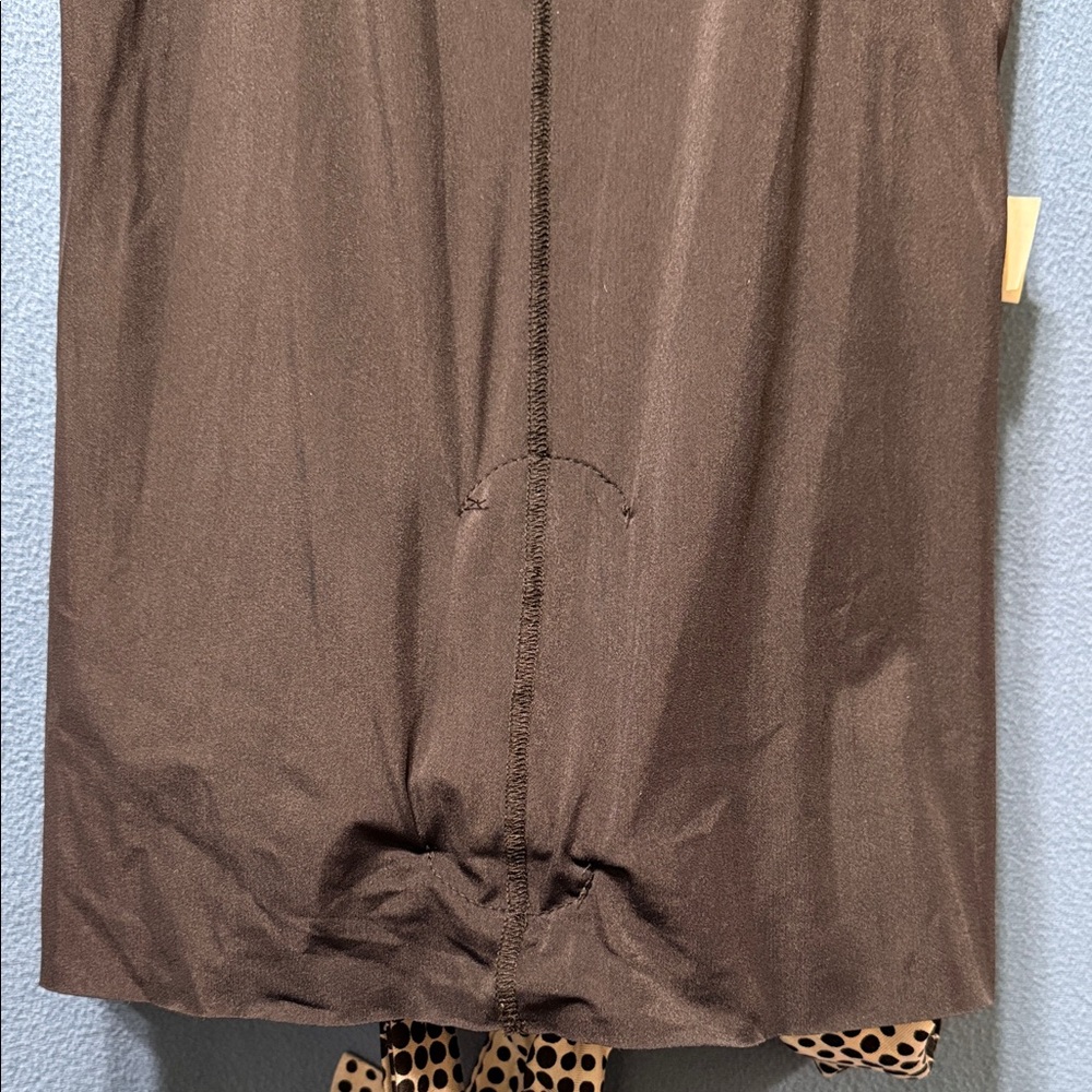 Black Sleeveless Top with Checkered Accents Open Back and Material Belt Size M - Picture 16 of 16